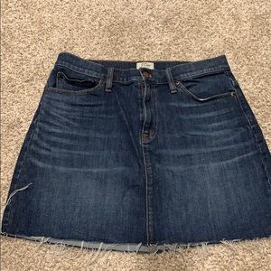 J. Crew denim skirt